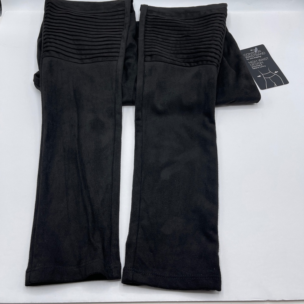 INC Women's Pintucked Soft Faux-Suede High-Waisted - Picture 7 of 8